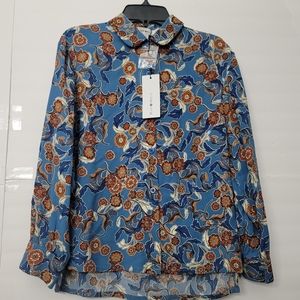 Mini Molly Girls Floral Long-Sleeve Shirt